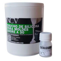 Caucho De Silicona Translucido Shore A 30 -un Kilo-