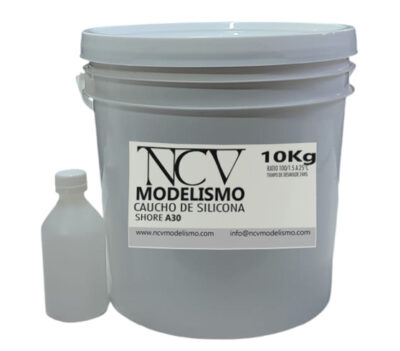 CAUCHO DE SILICONA SHORE 30 – 10 KILOS