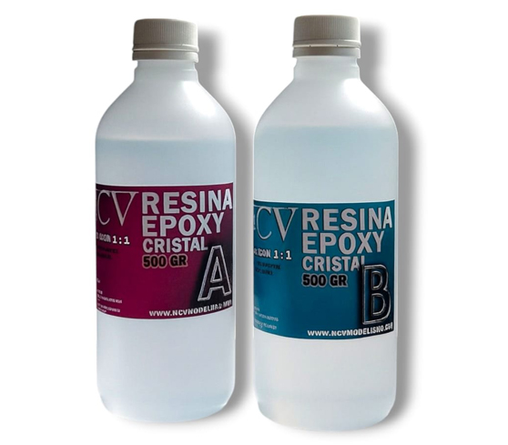 Resina epoxi Cristal 1 kilo