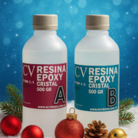 Resina epoxi Cristal 1 kilo -🎄 ¡OFERTA NAVIDEÑA! 🎄-